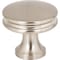 Jeffrey Alexander 1-1/4" Diameter Satin Nickel Marie Cabinet Knob 445SN - alternate 1